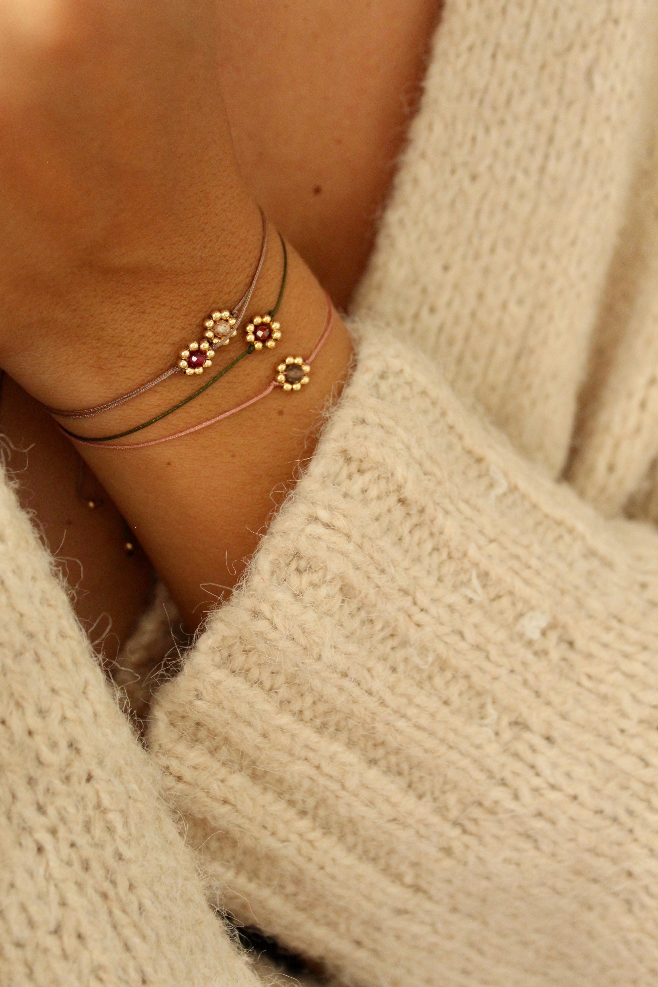 Náramek Wildflower (gold filled)