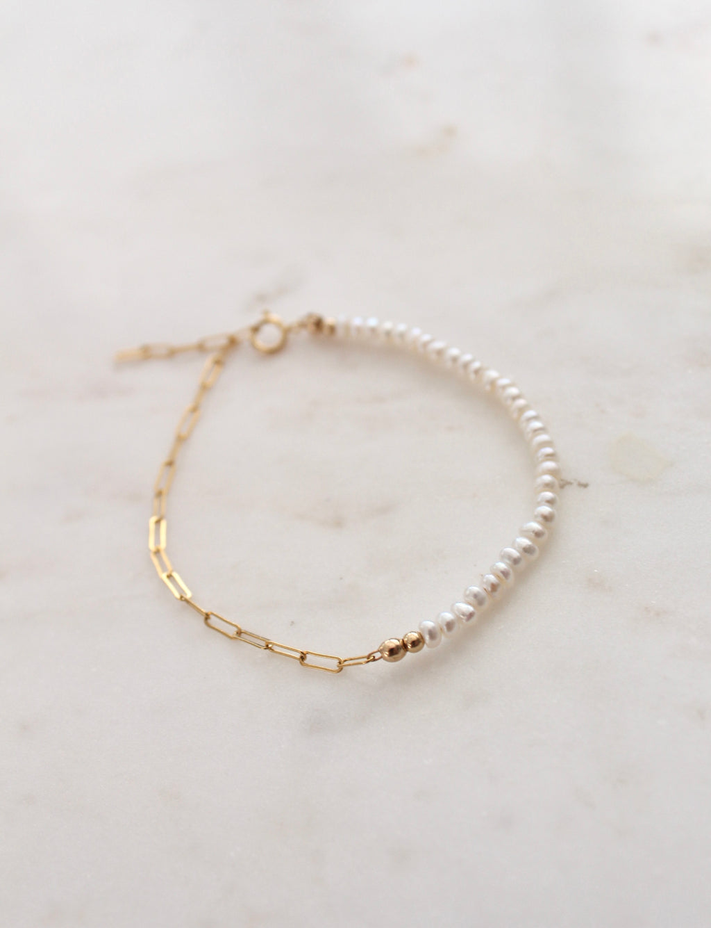 Náramek Polo pearly (gold filled)