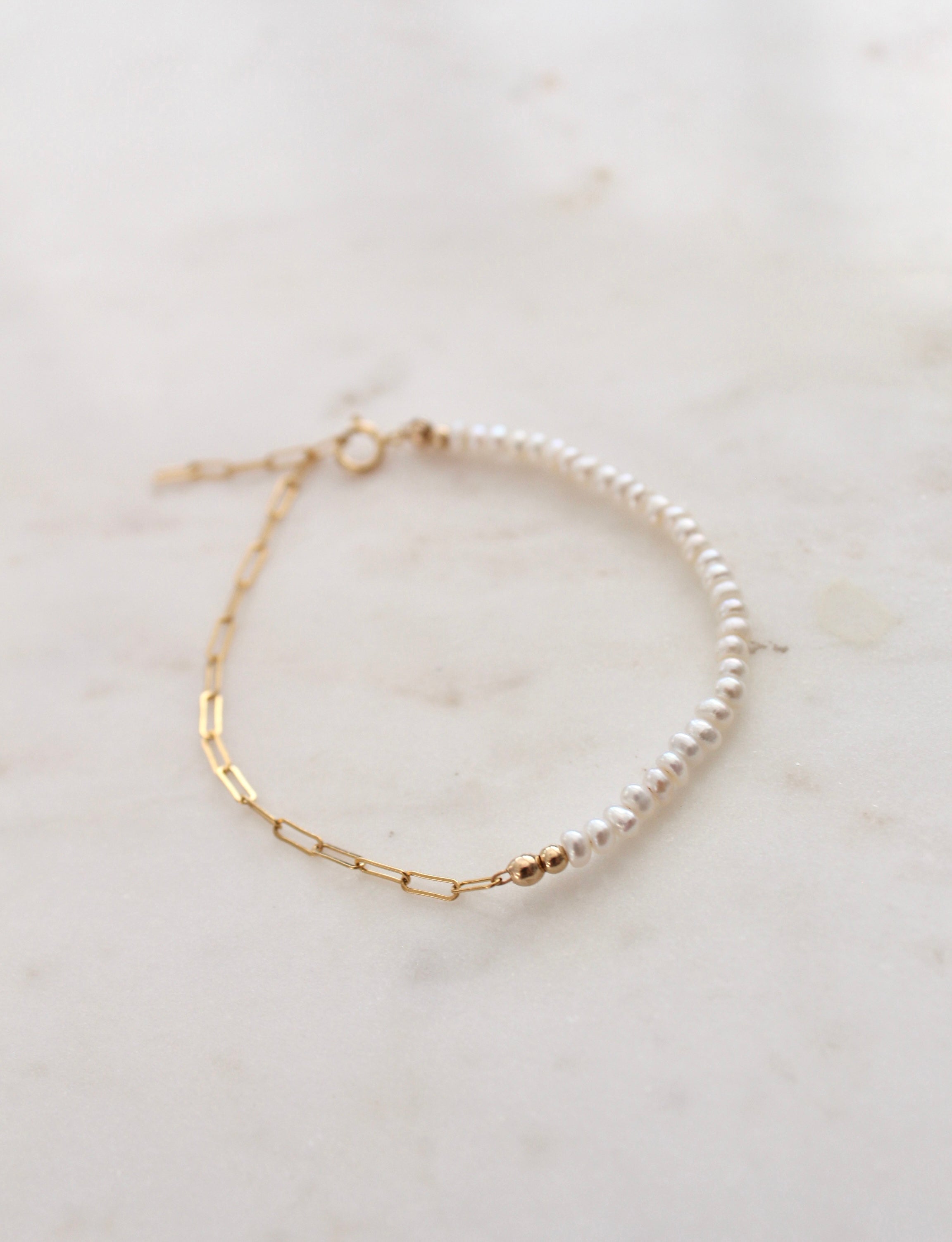 Náramek Polo pearly (gold filled)