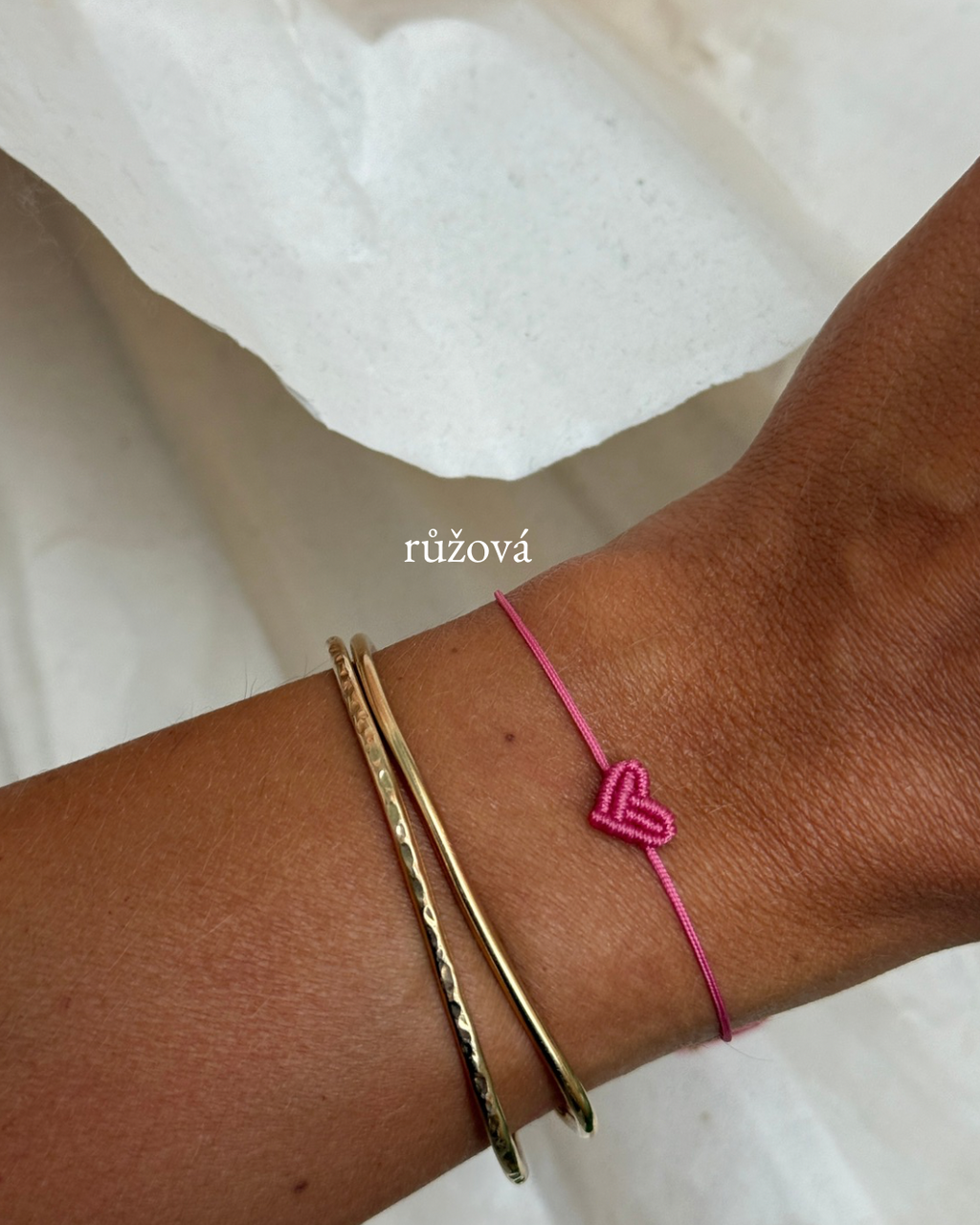 Náramek Tiny Knot (gold filled)
