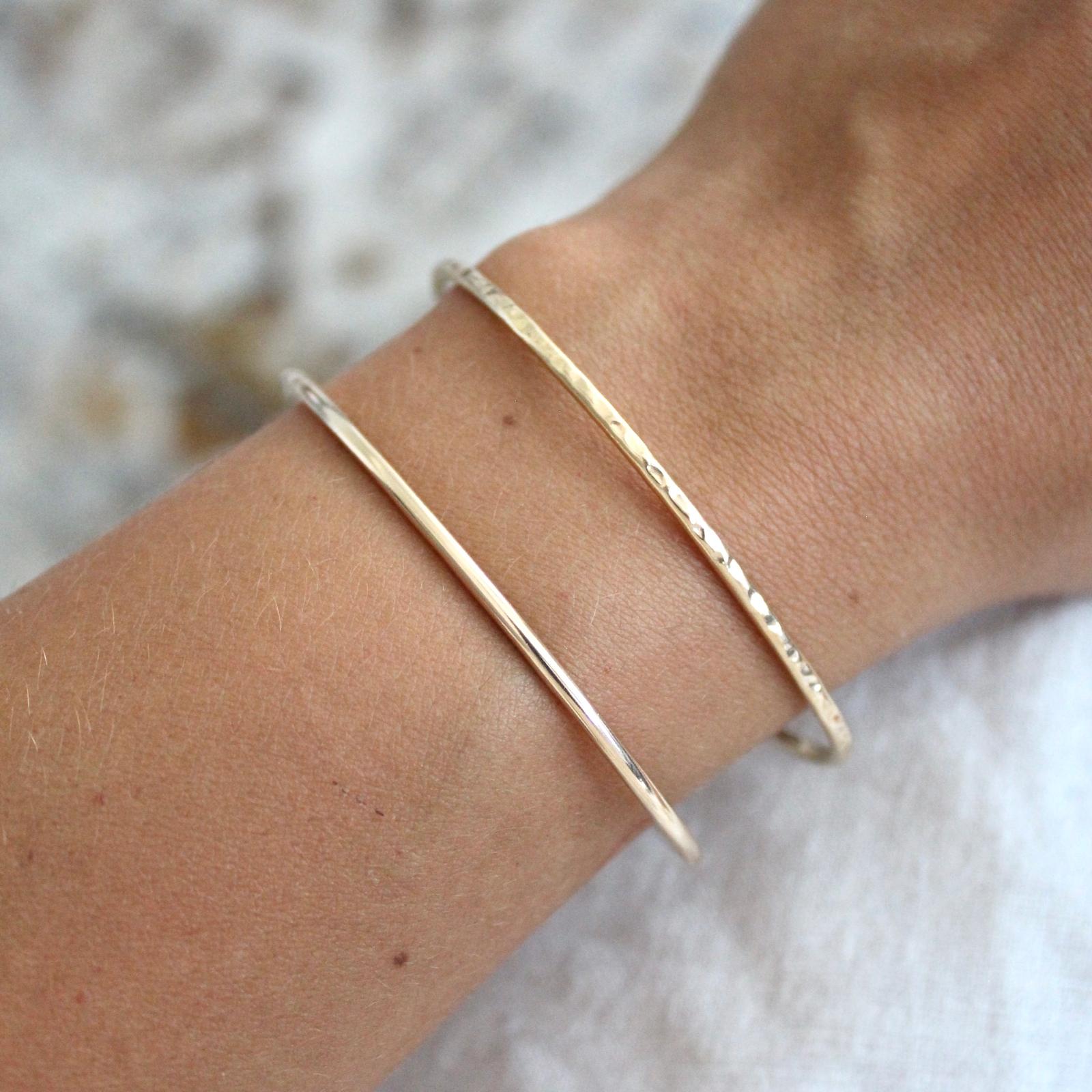 Gold filled náramek Moon silk