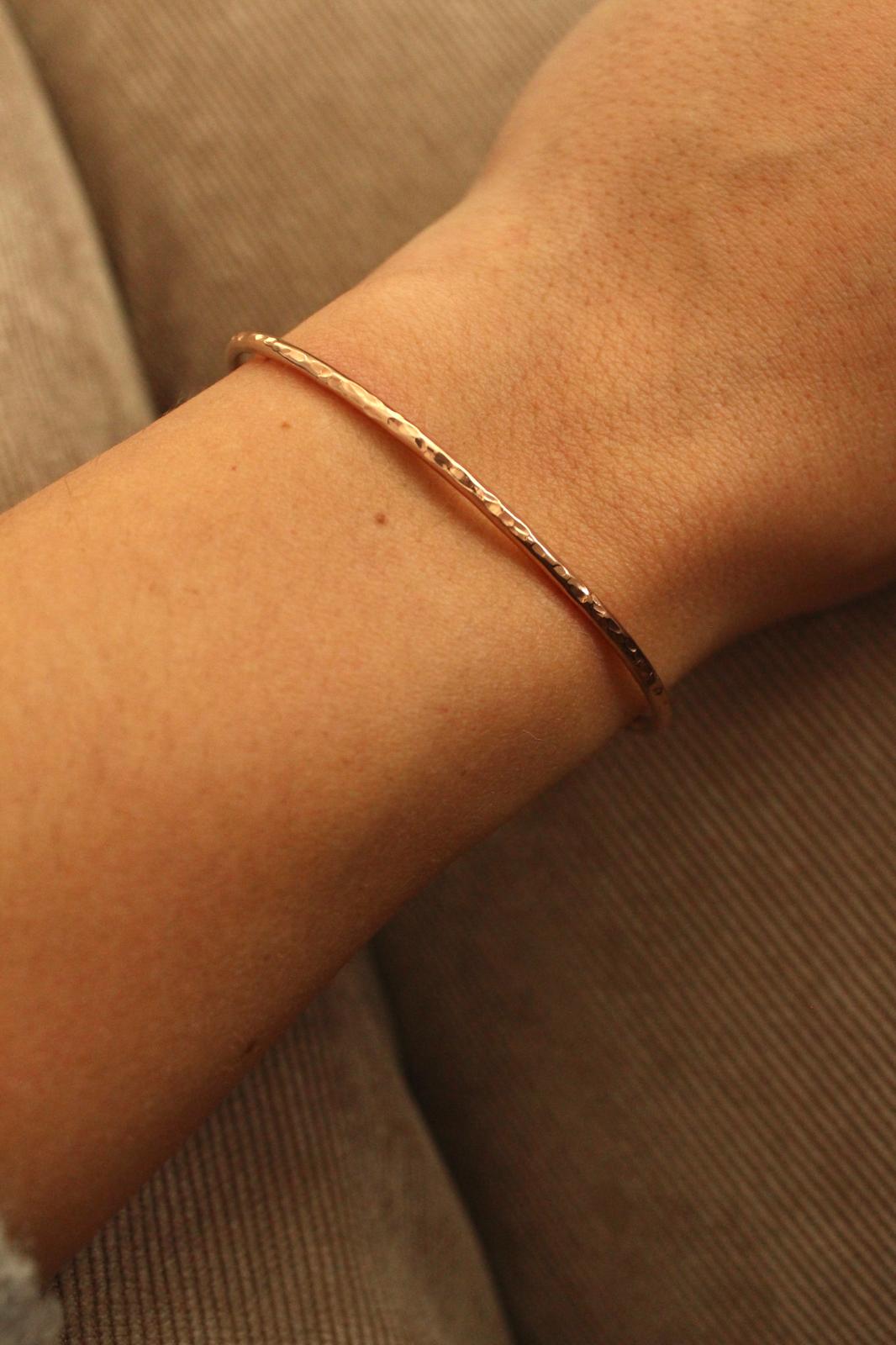 Rose gold filled náramek Moon