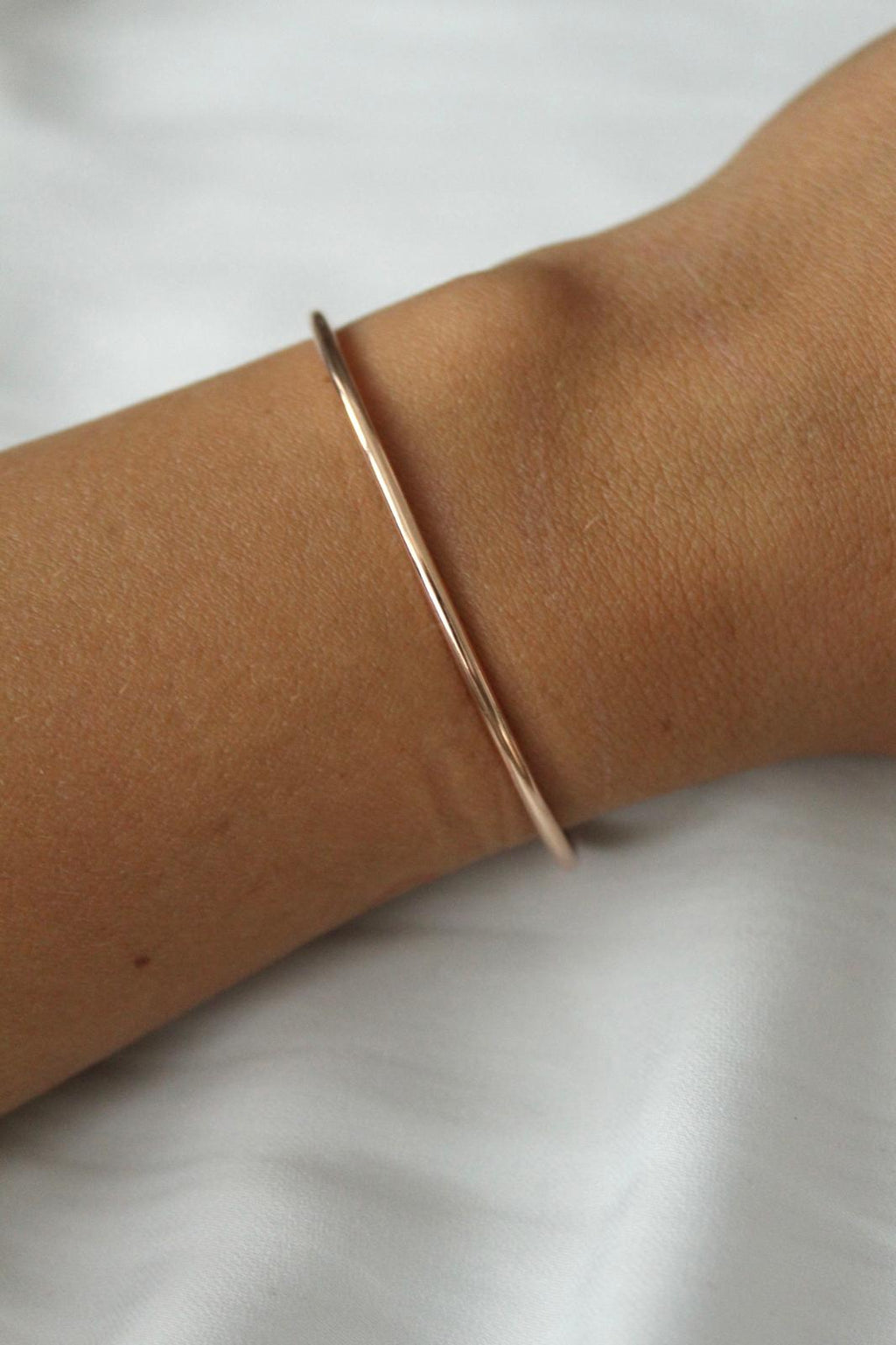 Rose gold filled náramek Moon silk