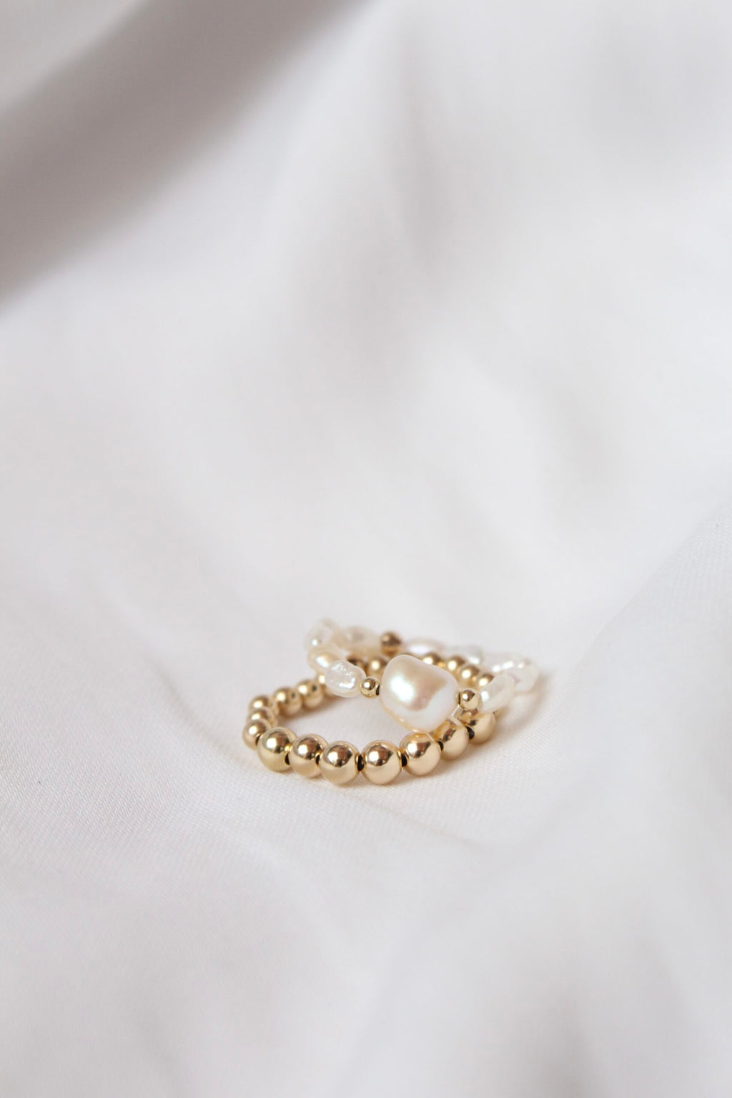 Prstýnek Bubble (gold filled)