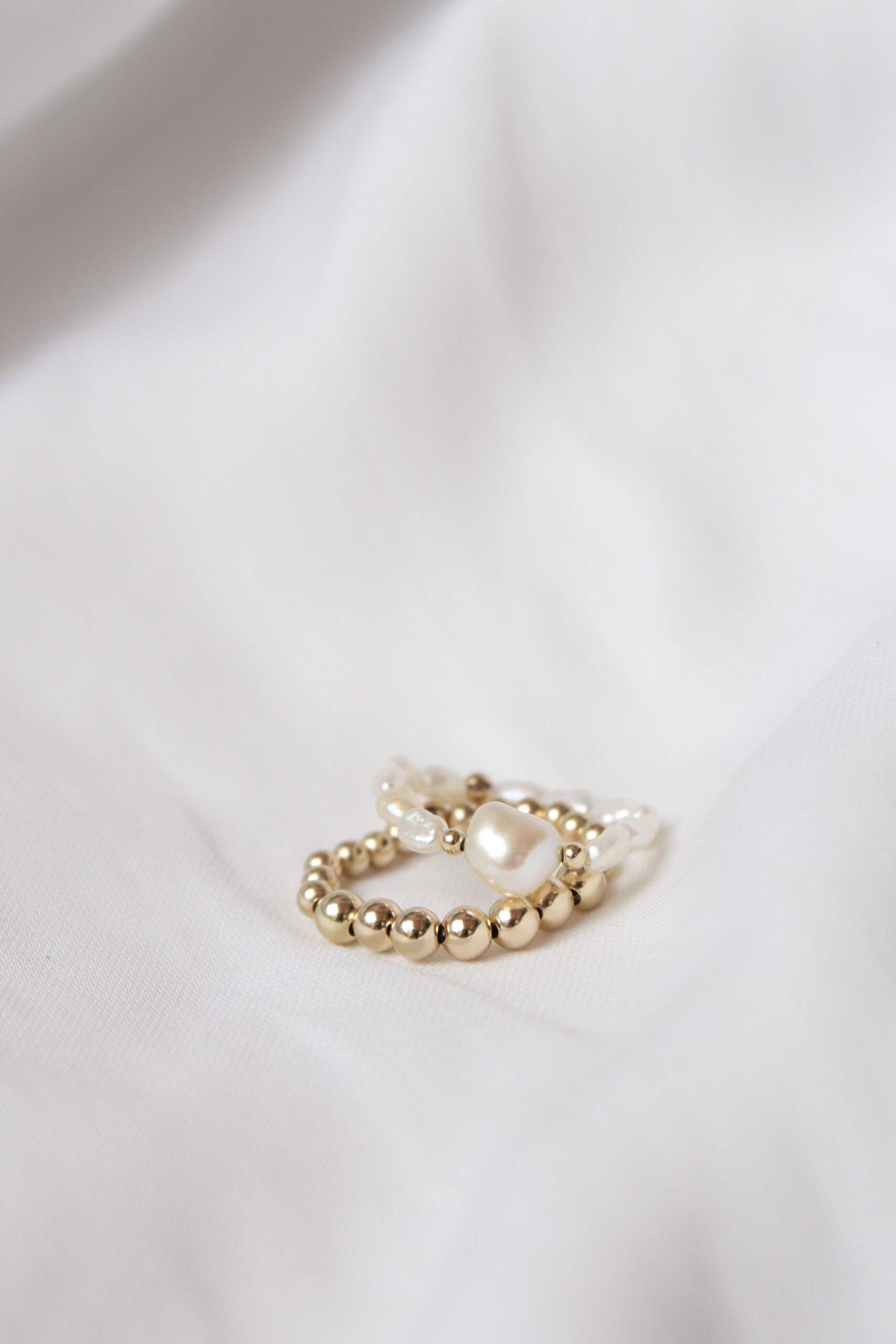 Prstýnek Bubble (gold filled)