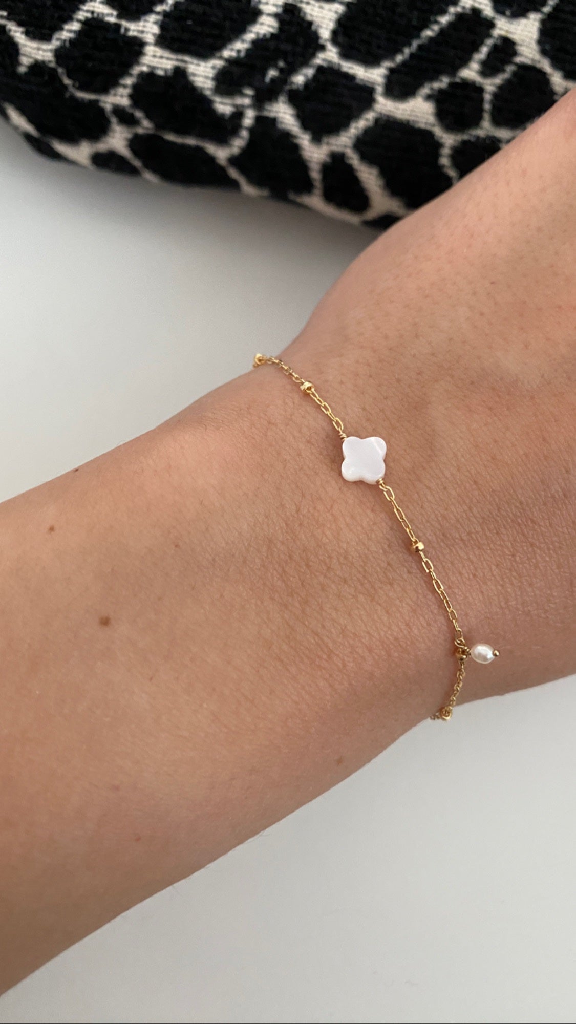 Řetízkový náramek Chance (gold filled)