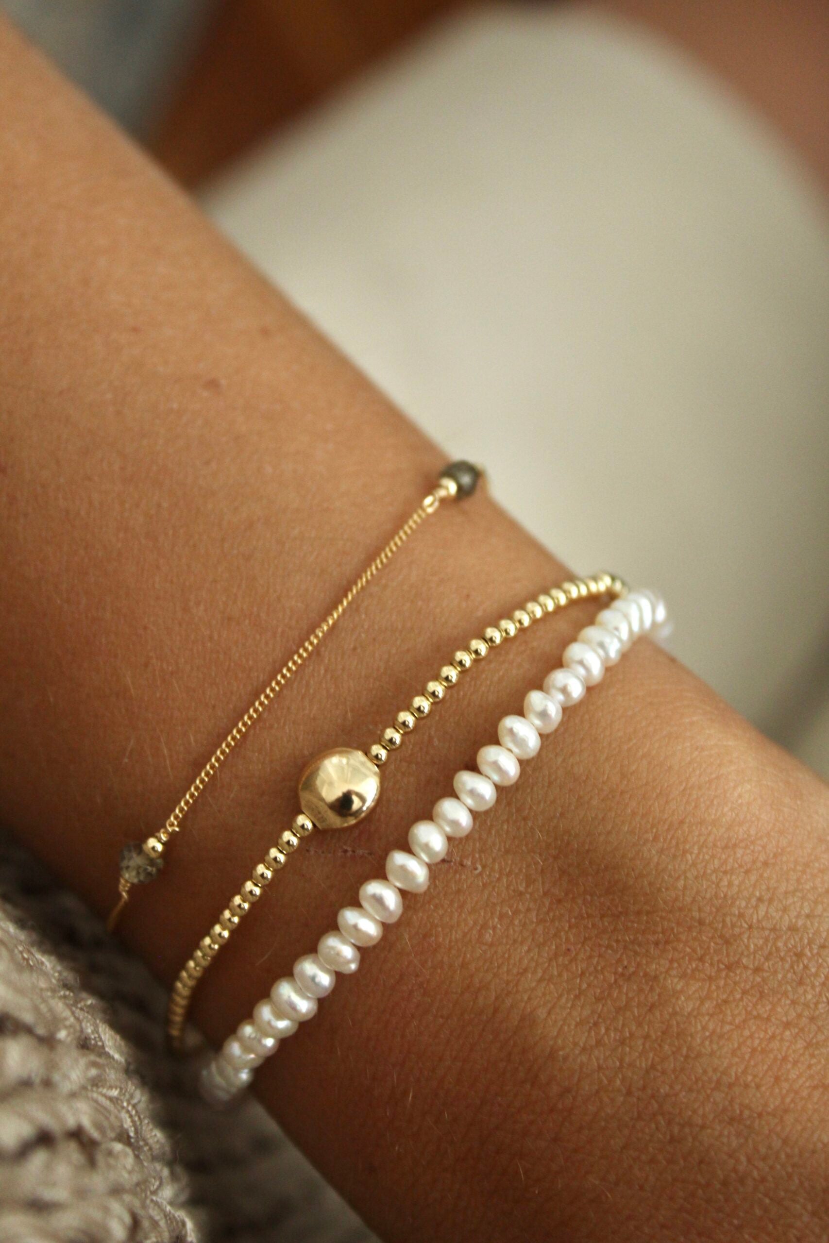 Náramek Lentille (gold filled)