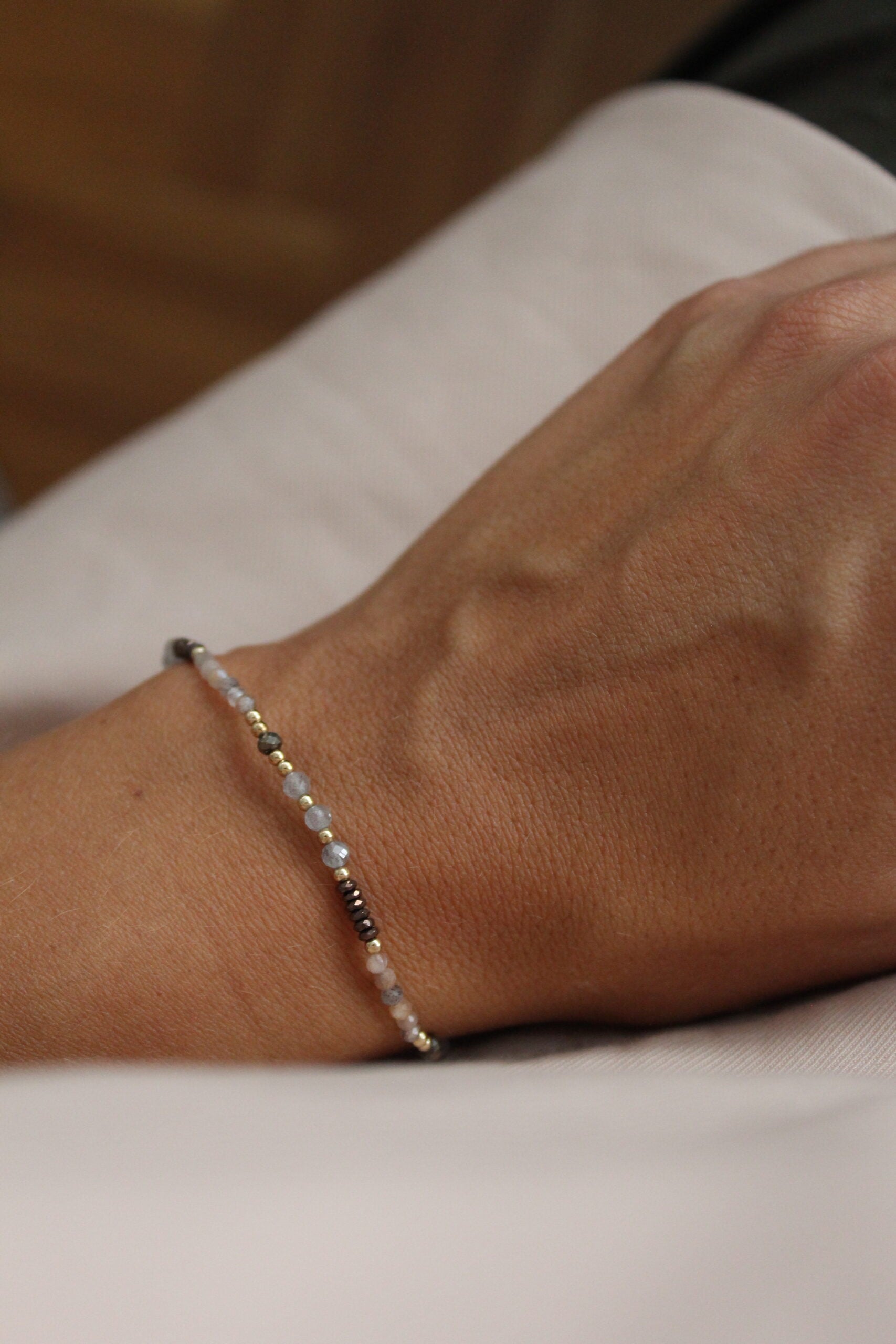 Náramek Mocha (gold filled)