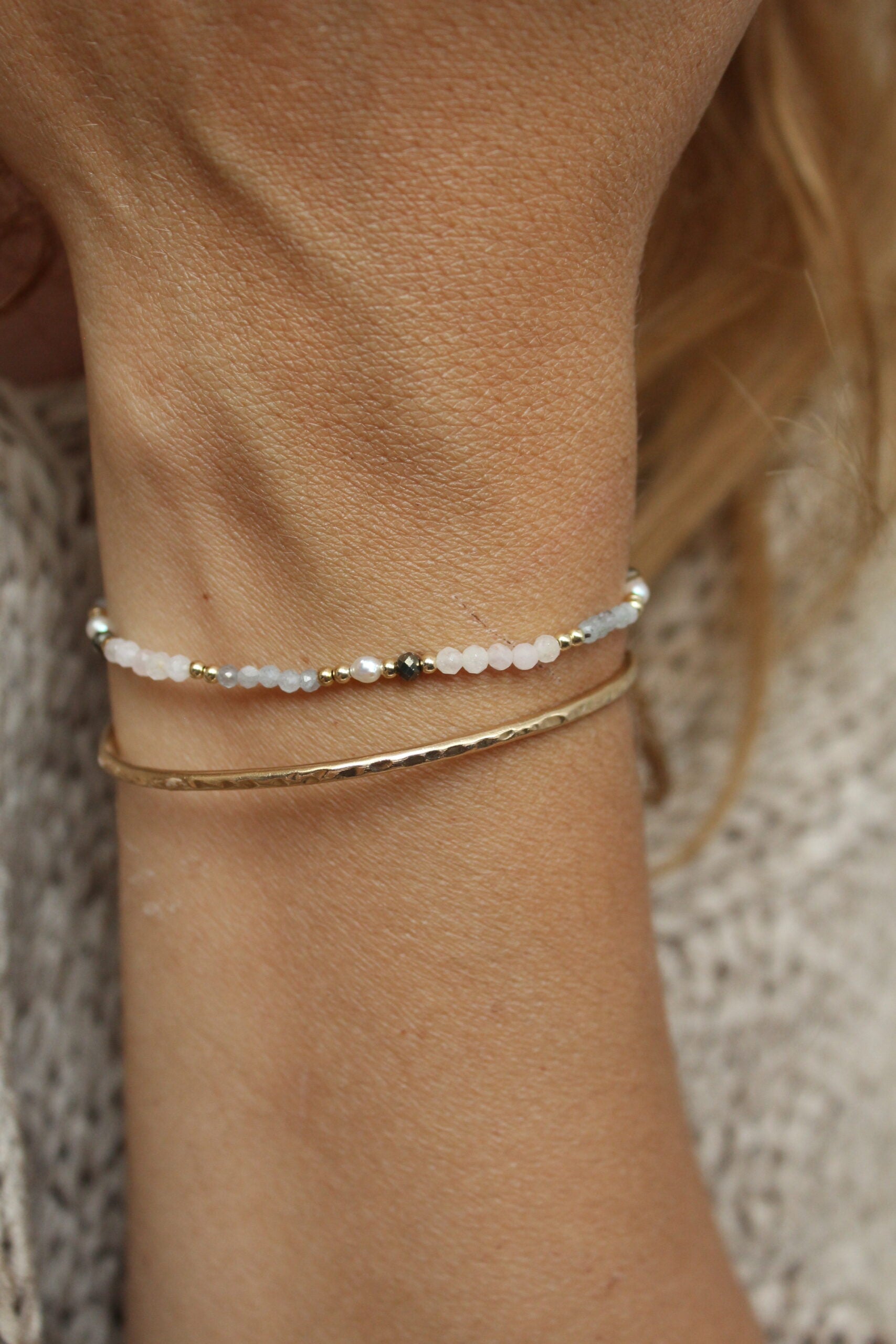 Náramek Nude (gold filled)