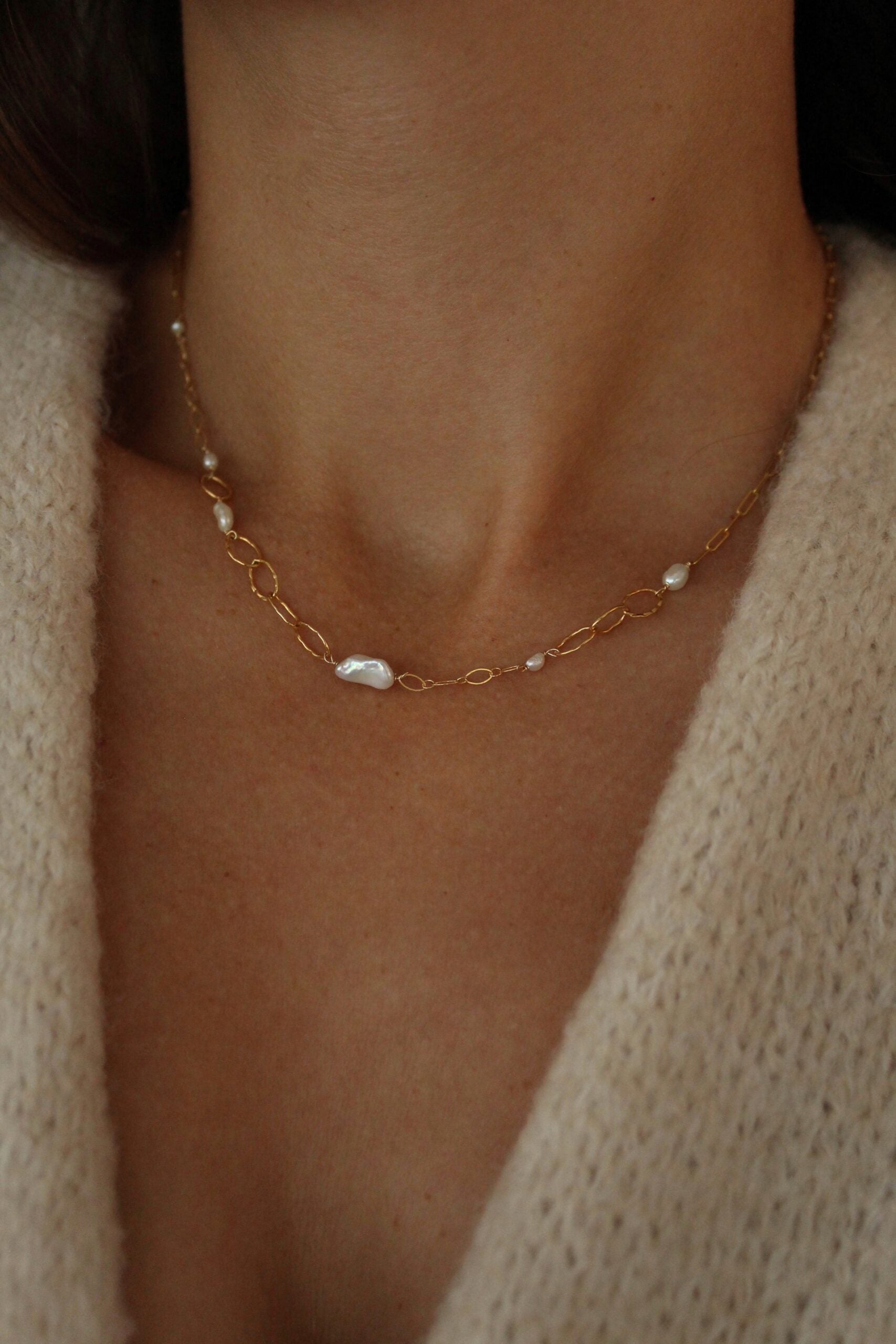 Náramek Wild Pearl (gold filled)